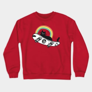 Jumping Cat Crewneck Sweatshirt